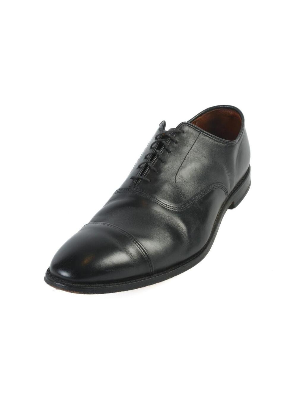 Allen Edmonds Black Park Avenue Cap Toe Shoes 13 27467